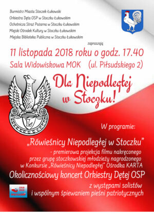 Miniaturka artykułu Uroczystości „Dla Niepodległej w Stoczku”