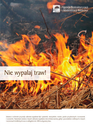Miniaturka artykułu Nie wypalaj traw – Komunikat Agencji Restrukturyzacji i Modernizacji Rolnictwa