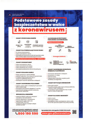 Miniaturka artykułu Podstawowe zasady bezpieczeństwa w walce z koronawirusem