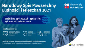 Miniaturka artykułu Już dzisiaj spisz się w Narodowym Spisie Powszechnym Ludności i Mieszkań 2021!!!