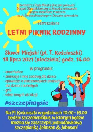 Miniaturka artykułu Zaproszenie na Letni Piknik Rodzinny w dniu 18 lipca 2021 roku