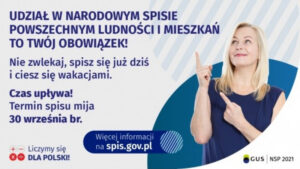 Miniaturka artykułu Spisz się w Narodowym Spisie Powszechnym Ludności i Mieszkań 2021!!!