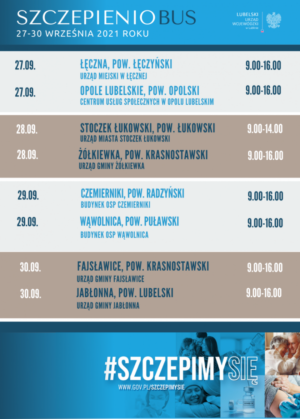 Miniaturka artykułu Szczepieniobus w Stoczku Łukowskim
