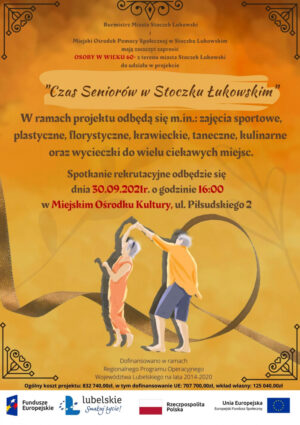 Miniaturka artykułu Zapraszamy na spotkanie rekrutacyjne projektu „Czas Seniorów w Stoczku Łukowskim”