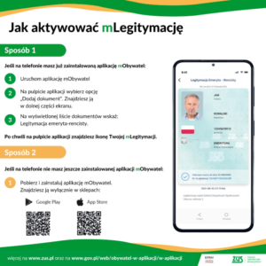 Miniaturka artykułu Ważne zmiany od stycznia 2023 r. Każdy emeryt lub rencista otrzyma legitymację ZUS w formie elektronicznej – mLegitymację