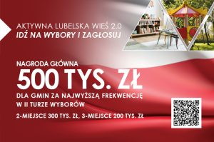 Miniaturka artykułu Konkurs profrekwencyjny w ramach akcji „Aktywna Lubelska Wieś 2.0”