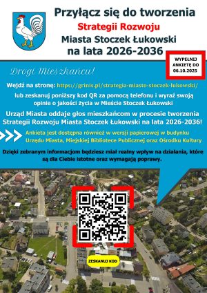 Miniaturka artykułu Ankieta do Strategii Rozwoju Miasta Stoczek Łukowski na lata 2026 – 2036